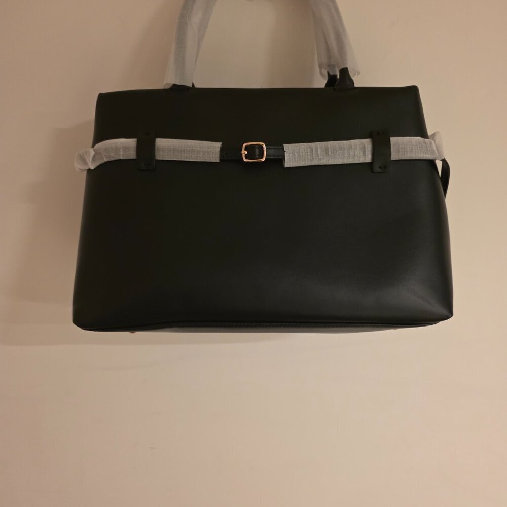 Soft Faux Leather Structured Tote – Budget Friendly Chic - Picture 6 of 6
